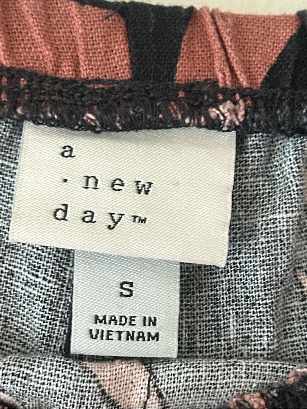 a new day Black and Rust Abstract Wide Leg Pants - Picture 13 of 14